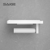 浴室卫生纸架 Saige 新款带手机架家用壁挂式黑色图形设计现代 ABS 白色/黑色 Saigood