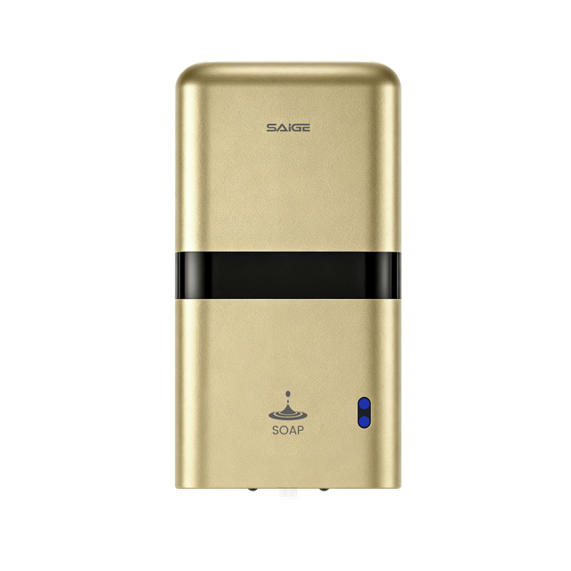 浴室壁挂式金色 ABS 塑料可再填充自动泡沫皂液器