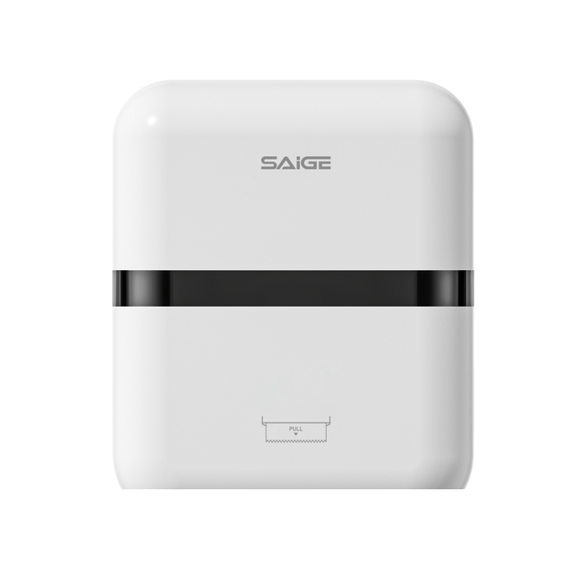 Saige ABS 塑料壁挂式大卷纸巾自动切纸巾架