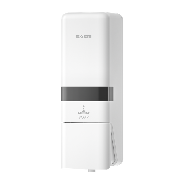 Saige 400ml 酒店 ABS 塑料壁挂式手动泡沫皂液器