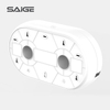 Saige ABS 塑料壁挂式巨型双卷纸巾架