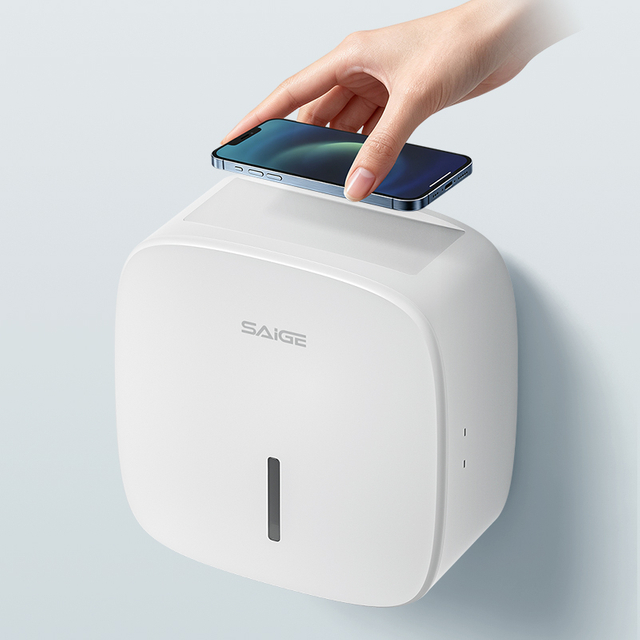 Saige 新型 ABS 塑料壁挂式纸巾架，适用于卷筒纸